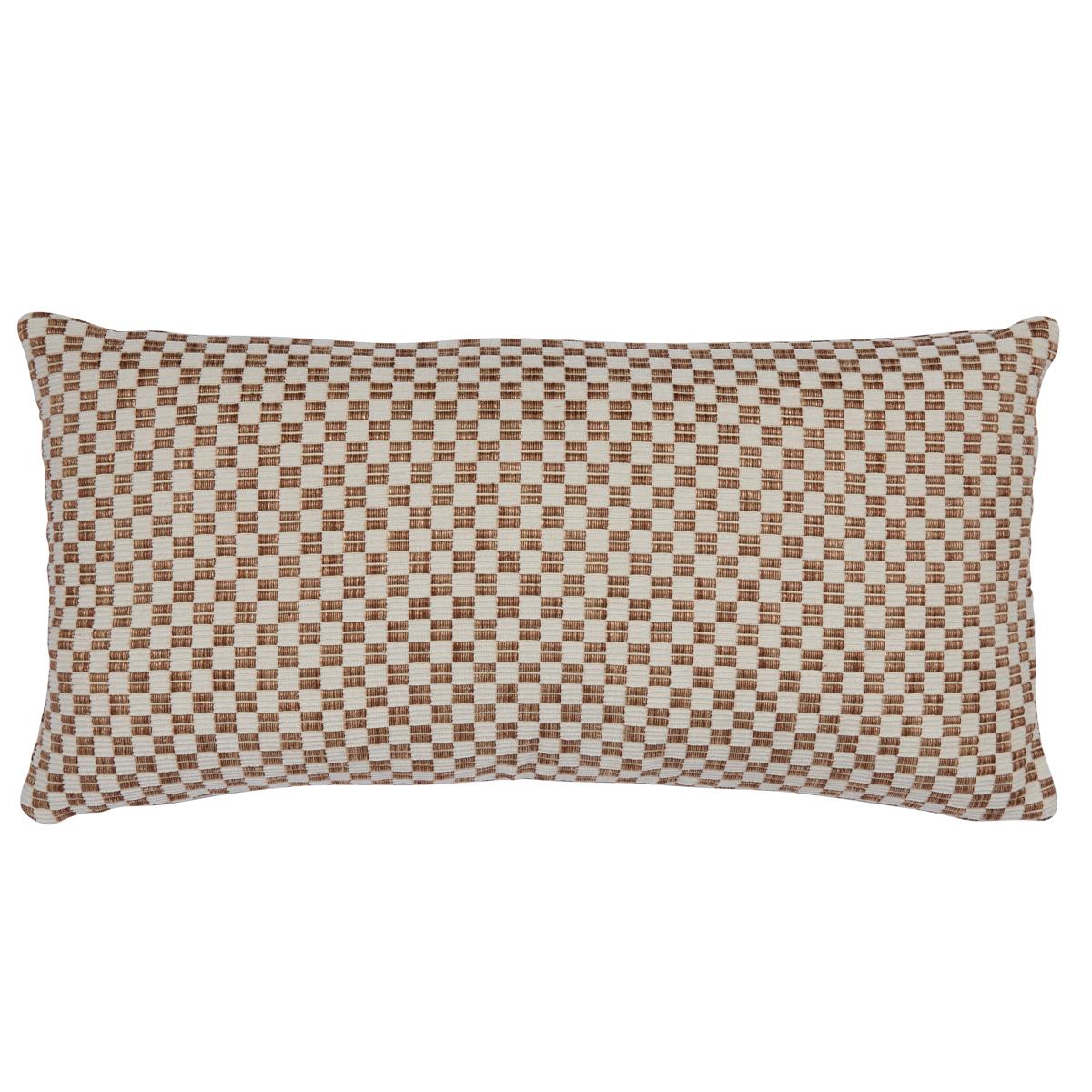 Schumacher Brown 24" x 12" Elkhart Pillow