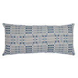 Schumacher Indigo 24" x 12" Brimfield Pillow