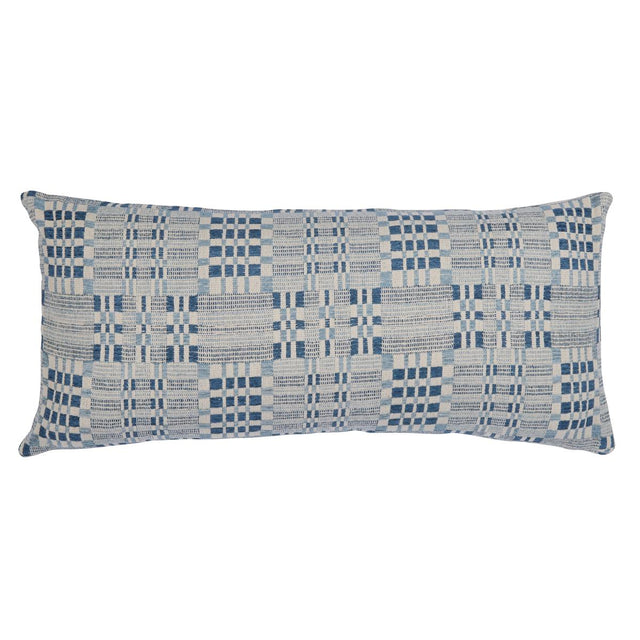 Schumacher Indigo 24" x 12" Brimfield Pillow