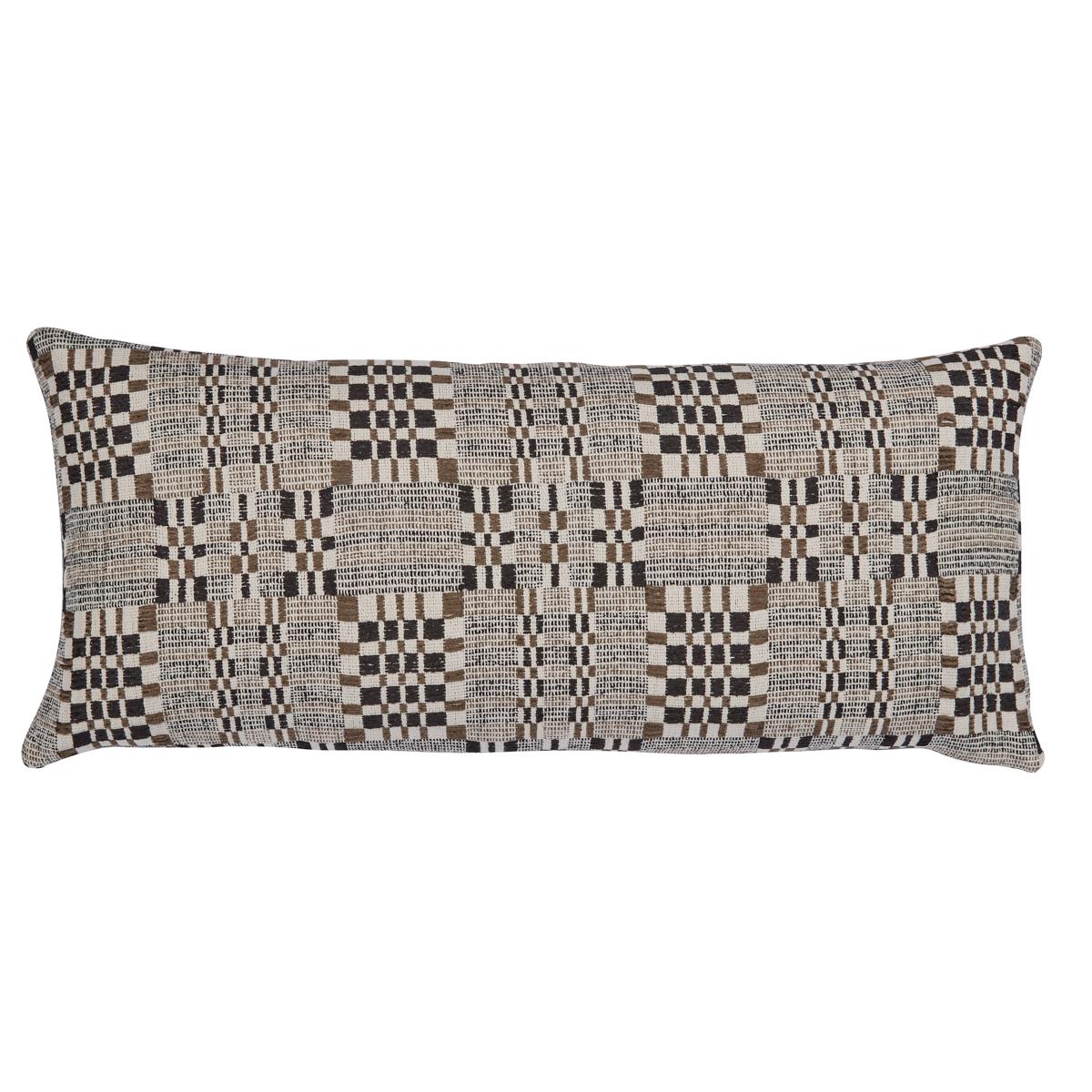 Schumacher Cinder 24" x 12" Brimfield Pillow