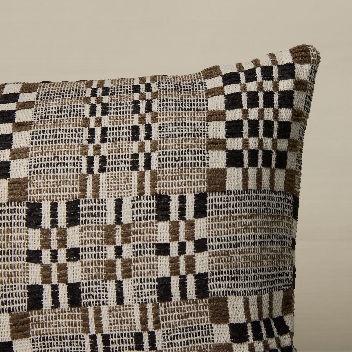 Schumacher Cinder 24" x 12" Brimfield Pillow
