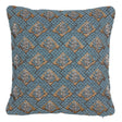 Schumacher Worcester Blue 22" x 22" Blair Silk Pingl Pillow