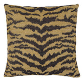 Schumacher Shivalik Hills Tiger Gold 20" x 20" Pillow