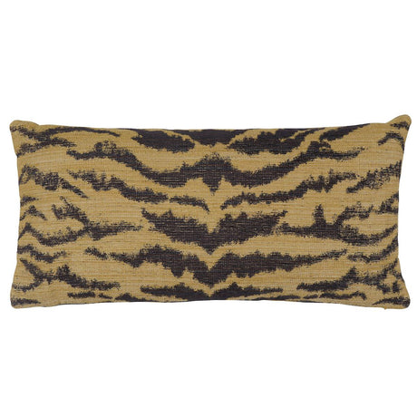 Schumacher Shivalik Hills Tiger Gold 22" x 22" Pillow