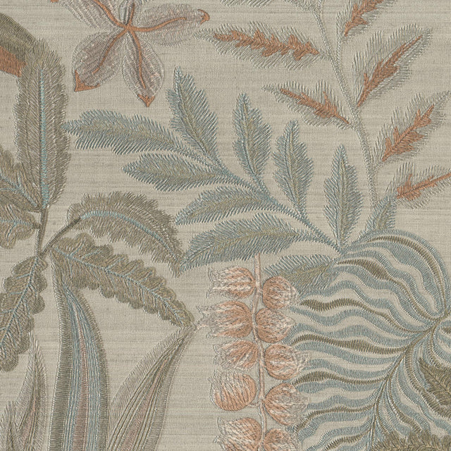 JF Fabrics 10012 Peach/Orange/Taupe (25) Wallpaper
