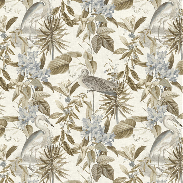 JF Fabrics 8229 Blue/Brown/White/Grey (99) Wallpaper
