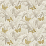 JF Fabrics 8236 Yellow/Grey/White (36) Wallpaper