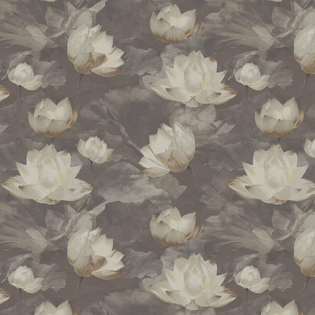 JF Fabrics 8245 Brown/Black/Silver (38) Wallpaper