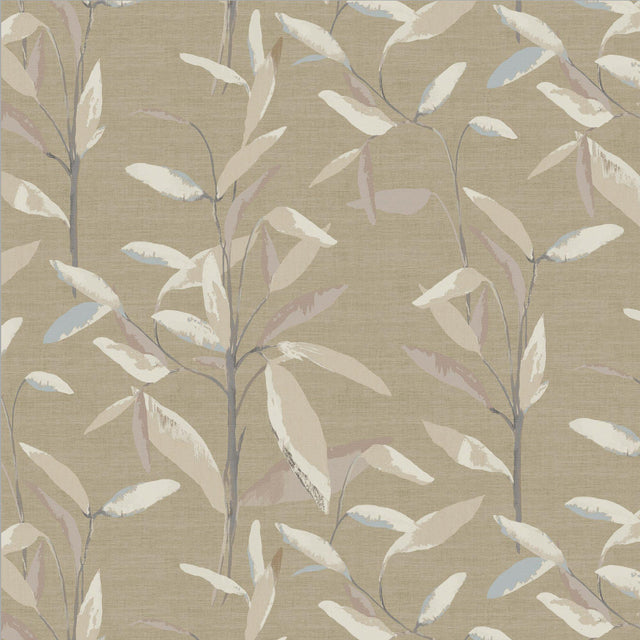 JF Fabrics 8252 Yellow/Beige/Blue (71) Wallpaper