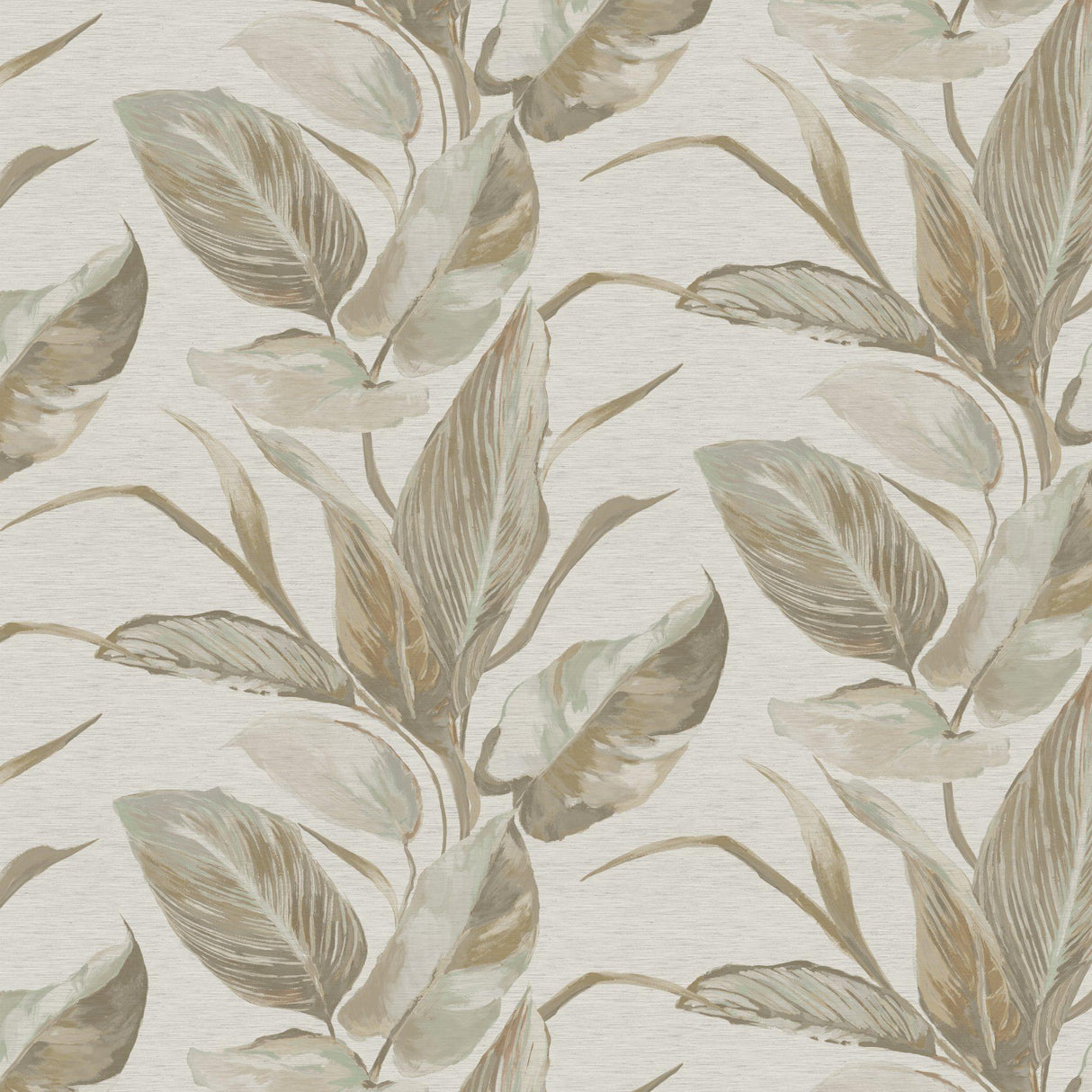 JF Fabrics 8270 Gold/White/Green (19) Wallpaper