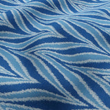 JF Fabrics ADRIFT White/Light Blue/Dark Blue (68) Upholstery Fabric