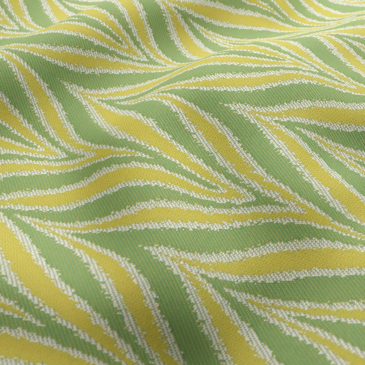 JF Fabrics ADRIFT White/Yellow/Green (78) Upholstery Fabric