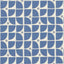JF Fabrics ALDO Blue/White (67) Fabric