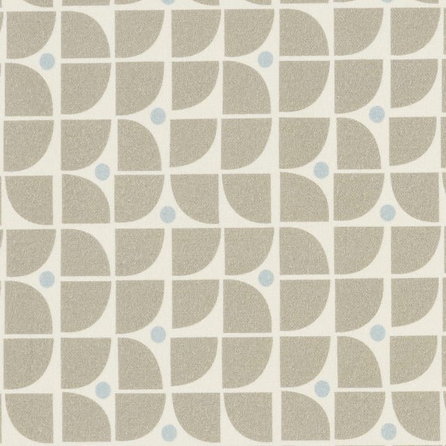 JF Fabrics ALDO Beige/White/Blue (73) Fabric