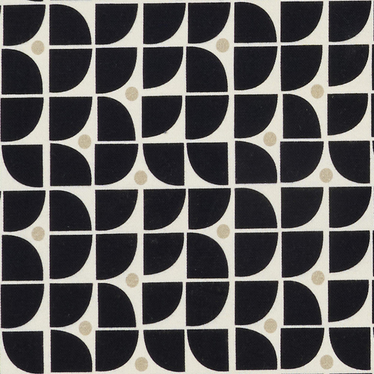 JF Fabrics ALDO Black/Beige/White (97) Fabric