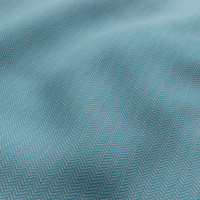 JF Fabrics CHARTER Blue/Aqua/White (64) Upholstery Fabric