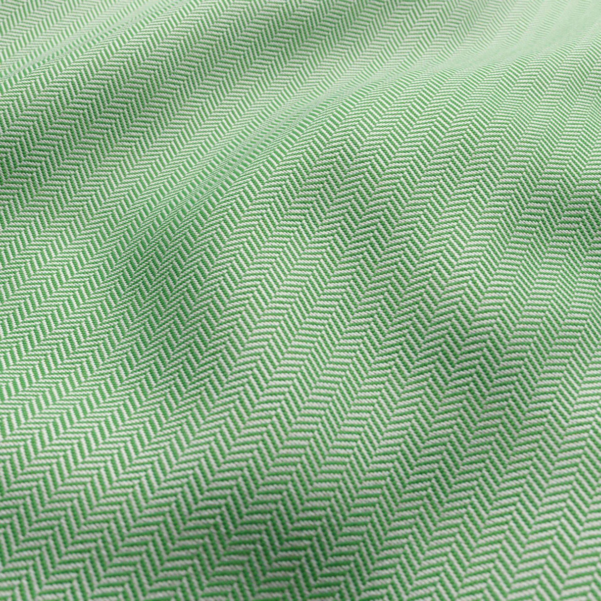 JF Fabrics CHARTER Green/White (76) Upholstery Fabric
