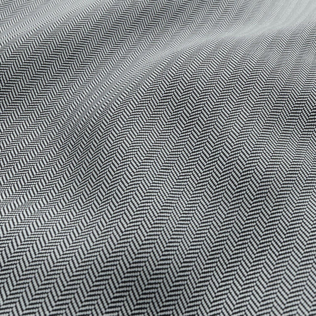 JF Fabrics CHARTER Black/White (96) Upholstery Fabric