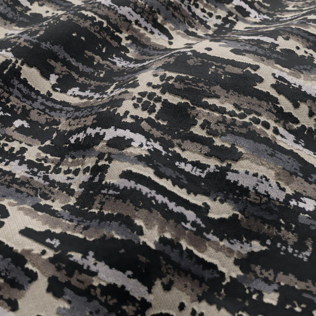 JF Fabrics CLUB Black/Steel Blue/Silver/Taupe/Grey/Beige (97) Upholstery Fabric