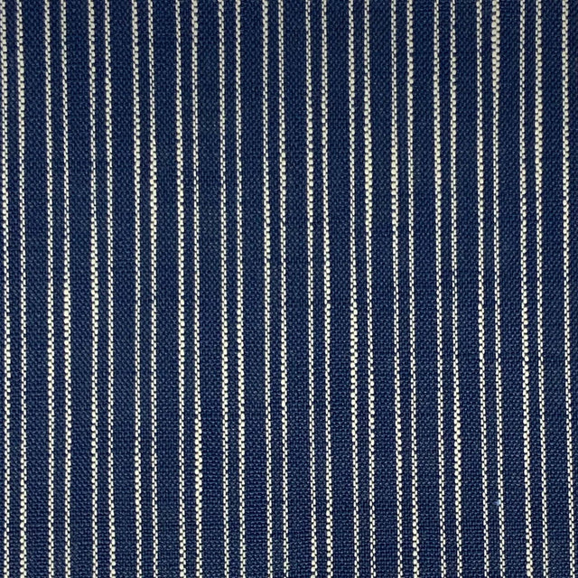 JF Fabrics COTTAGE Navy/White (69) Upholstery Fabric