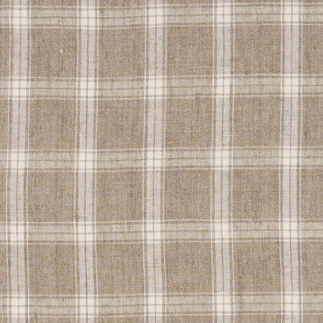 JF Fabrics DAX Brown/Cream (38) Fabric