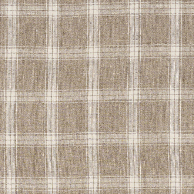 JF Fabrics DAX Brown/Cream (38) Fabric