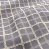 JF Fabrics DIAMOND Silver Grey/Cream (93) Upholstery Fabric