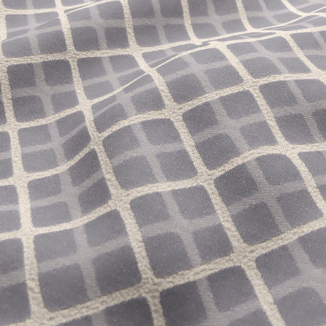 JF Fabrics DIAMOND Silver Grey/Cream (93) Upholstery Fabric