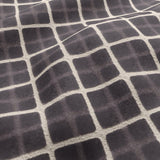 JF Fabrics DIAMOND Dark Grey/Cream (94) Upholstery Fabric