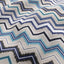 JF Fabrics FIN White/Beige/Turquoise/Navy/Black (69) Fabric