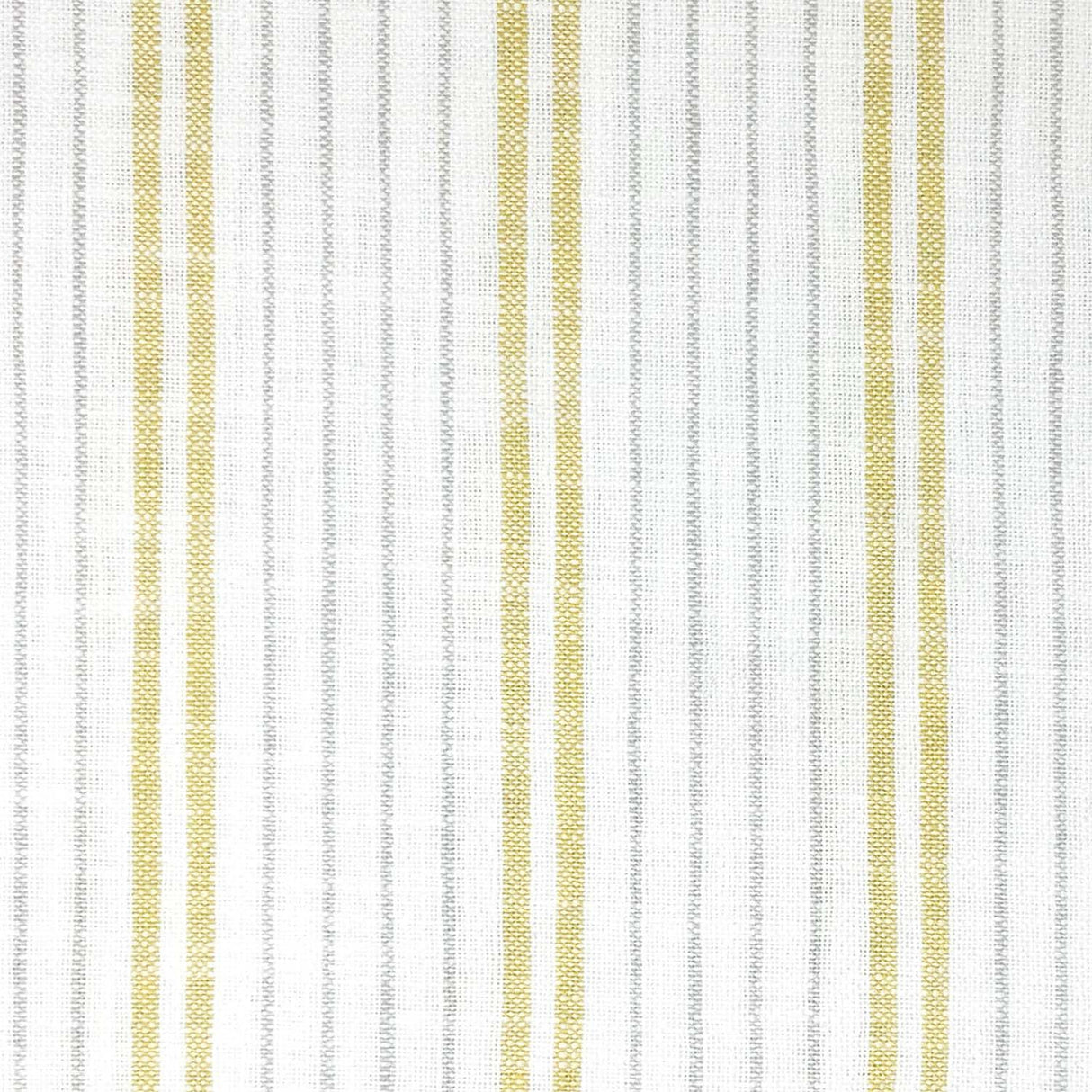 JF Fabrics HALIBURTON Yellow/White/Grey (16) Upholstery Fabric