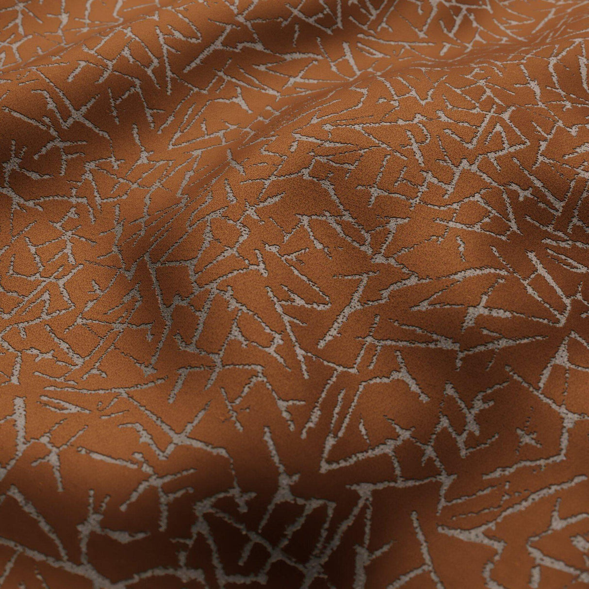 JF Fabrics KING Copper/Silver (29) Upholstery Fabric