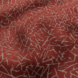 JF Fabrics KING Coral/Silver (46) Upholstery Fabric