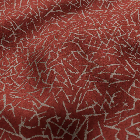 JF Fabrics KING Coral/Silver (46) Upholstery Fabric