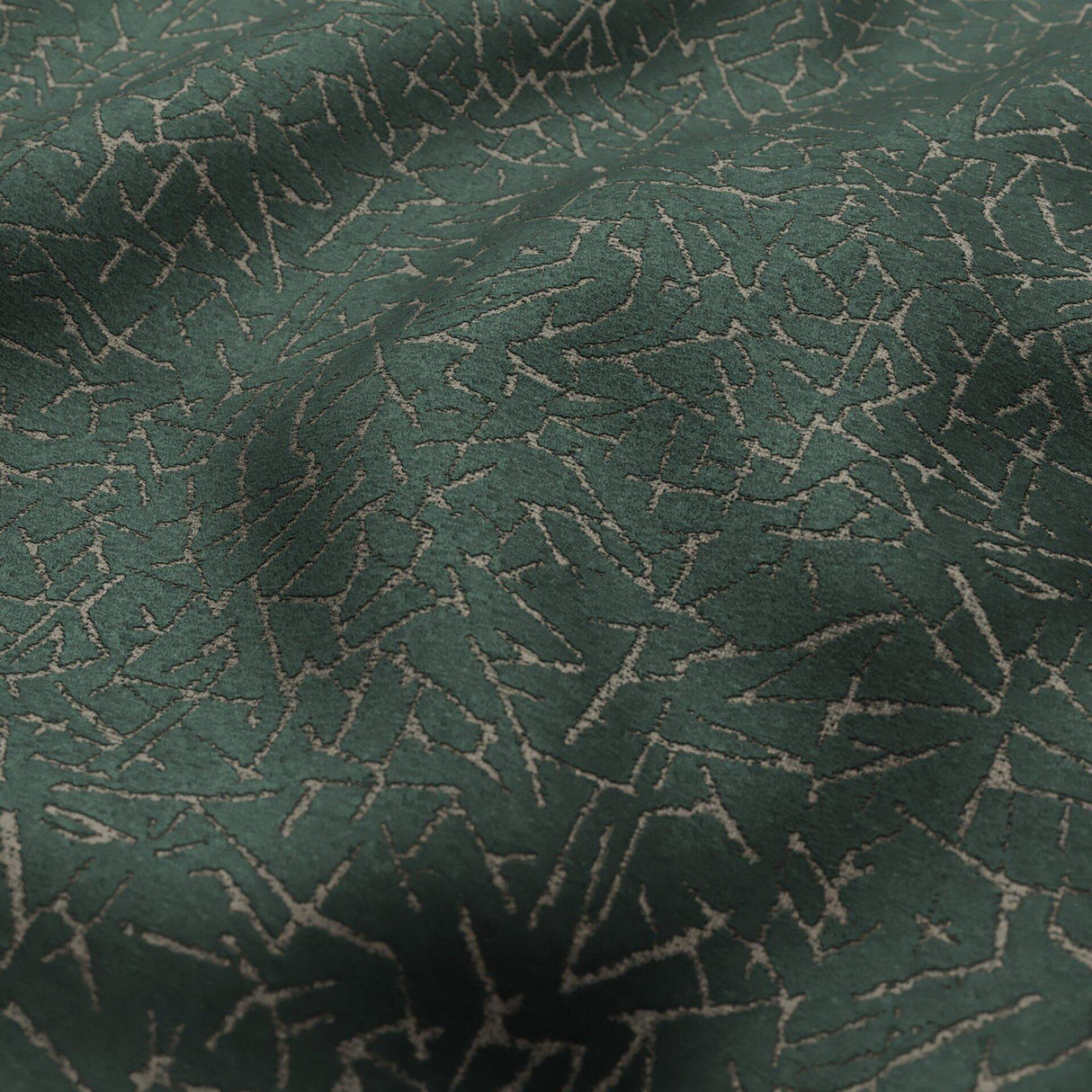JF Fabrics KING Teal/Silver (73) Upholstery Fabric