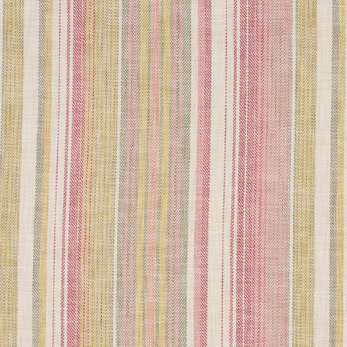 JF Fabrics KINNEY Pink/Yellow/Grey/Green/Red (47) Drapery Fabric