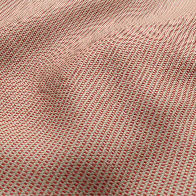 JF Fabrics MARTINIQUE Red/Cream (46) Upholstery Fabric