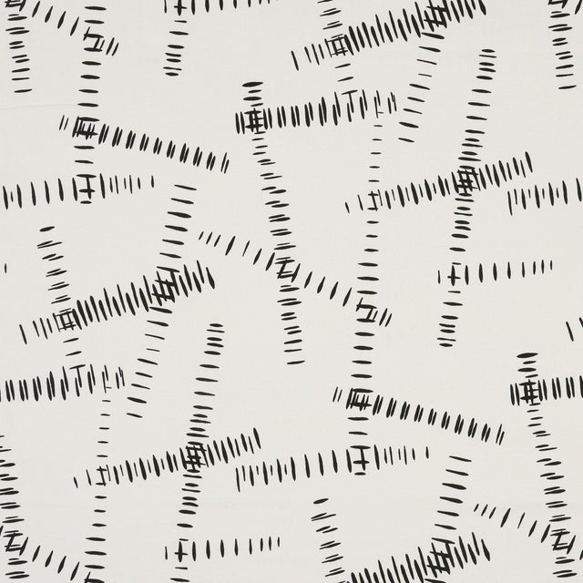 JF Fabrics POPULUS Black/White (98) Fabric