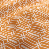 JF Fabrics REEF Orange/White (27) Upholstery Fabric