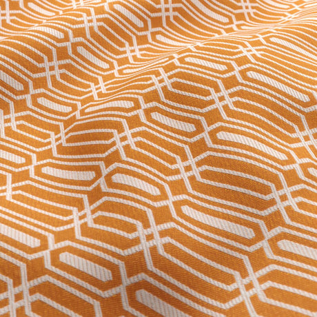 JF Fabrics REEF Orange/White (27) Upholstery Fabric