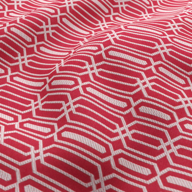 JF Fabrics REEF Red/White/Pink (49) Upholstery Fabric