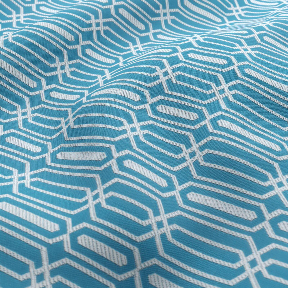 JF Fabrics REEF Light Blue/White (66) Upholstery Fabric