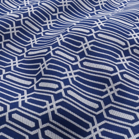 JF Fabrics REEF Navy/White (69) Upholstery Fabric