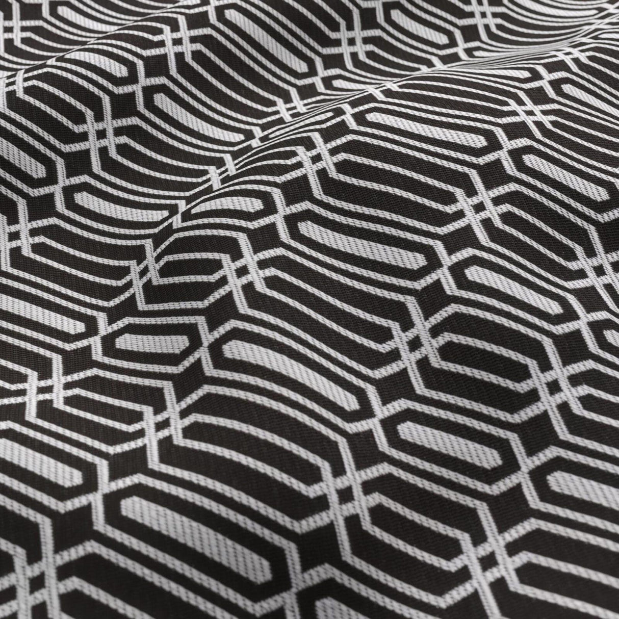 JF Fabrics REEF Black/White (99) Upholstery Fabric