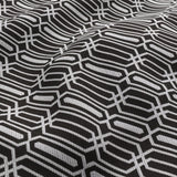 JF Fabrics REEF Black/White (99) Upholstery Fabric
