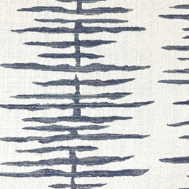 JF Fabrics ROSSEAU Navy/White (69) Upholstery Fabric