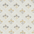 JF Fabrics ROSELLEN Yellow/Grey/White (17) Fabric