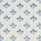 JF Fabrics ROSELLEN Blue/White (68) Fabric