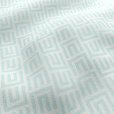 JF Fabrics SANDCASTLE Aqua/Blue/White (61) Upholstery Fabric
