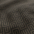 JF Fabrics SANDCASTLE Black/Brown (98) Upholstery Fabric